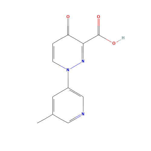 1-(5-methylpyridin-3-yl)-4-oxopyridazine-3-carboxylic acid (CAS: 1314396-66-1) - Related Chemical Product