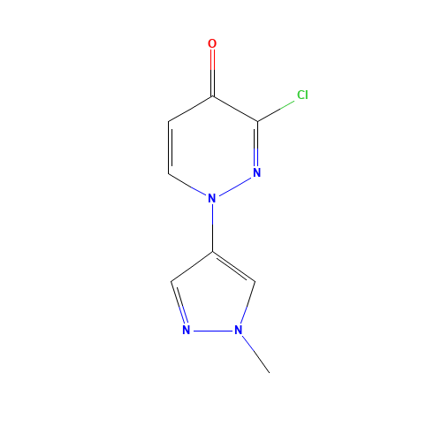 3-chloro-1-(1-methylpyrazol-4-yl)pyridazin-4-one (CAS: 1314395-85-1) - Related Chemical Product