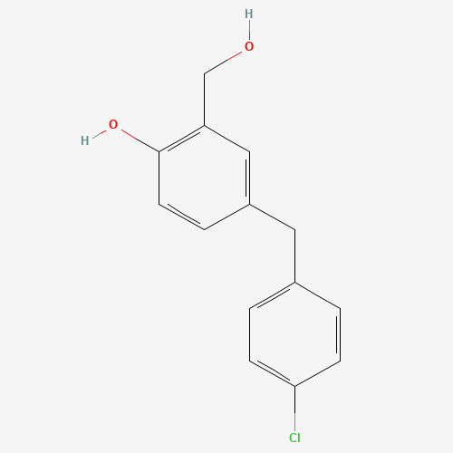 4-[(4-chlorophenyl)methyl]-2-(hydroxymethyl)phenol (CAS: 91512-27-5) - Related Chemical Product