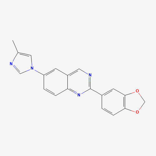 2-(1,3-benzodioxol-5-yl)-6-(4-methylimidazol-1-yl)quinazoline (CAS: 1201902-06-8) - Related Chemical Product