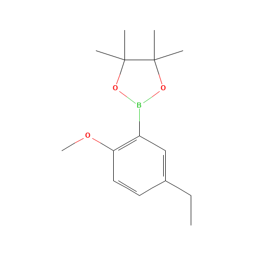 2-(5-ethyl-2-methoxyphenyl)-4,4,5,5-tetramethyl-1,3,2-dioxaborolane (CAS: 868167-66-2) - Related Chemical Product