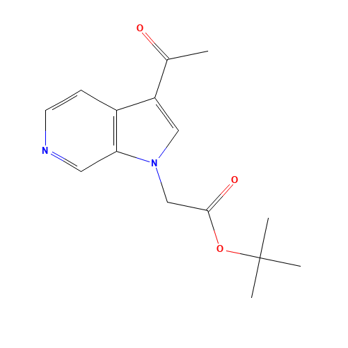 tert-butyl 2-(3-acetylpyrrolo[2,3-c]pyridin-1-yl)acetate (CAS: 1386457-04-0) - Related Chemical Product