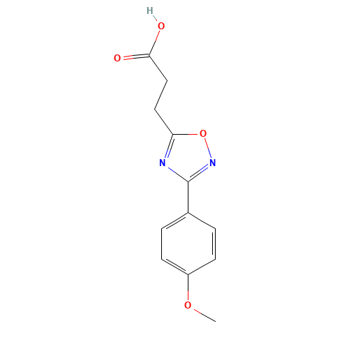 3-[3-(4-methoxyphenyl)-1,2,4-oxadiazol-5-yl]propanoic acid (CAS: 94192-18-4) - Related Chemical Product
