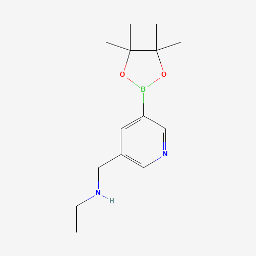 N-[[5-(4,4,5,5-tetramethyl-1,3,2-dioxaborolan-2-yl)pyridin-3-yl]methyl]ethanamine (CAS: 919347-17-4) - Related Chemical Product