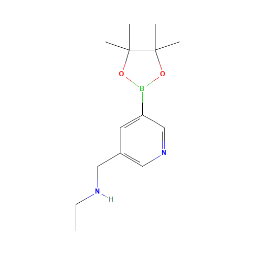 N-[[5-(4,4,5,5-tetramethyl-1,3,2-dioxaborolan-2-yl)pyridin-3-yl]methyl]ethanamine (CAS: 919347-17-4) - Related Chemical Product