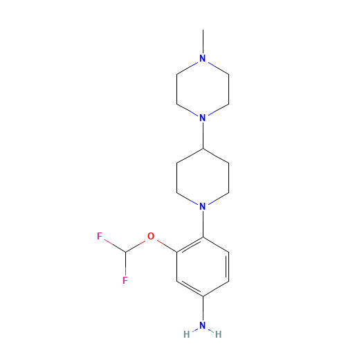 3-(difluoromethoxy)-4-[4-(4-methylpiperazin-1-yl)piperidin-1-yl]aniline (CAS: 1373417-07-2) - Related Chemical Product