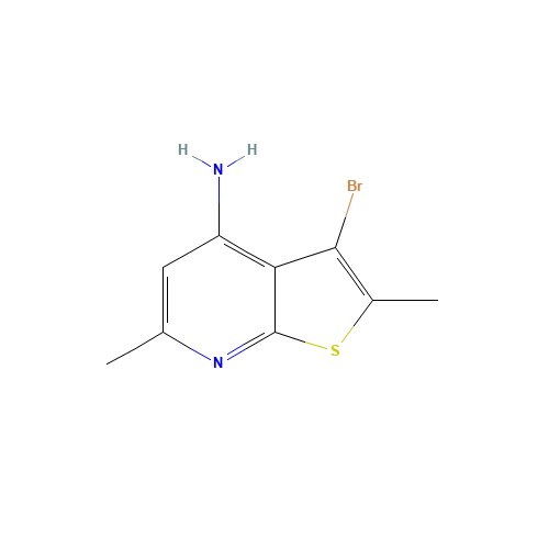 3-bromo-2,6-dimethylthieno[2,3-b]pyridin-4-amine (CAS: 1312594-13-0) - Related Chemical Product