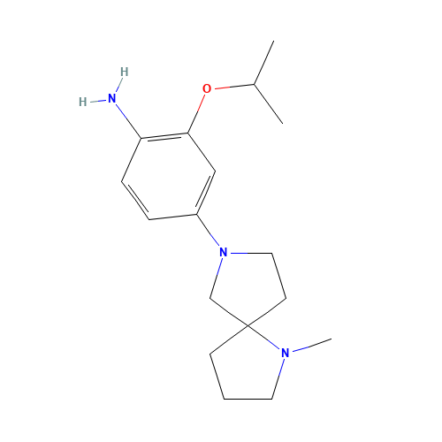 4-(1-methyl-1,7-diazaspiro[4.4]nonan-7-yl)-2-propan-2-yloxyaniline (CAS: 1462951-14-9) - Related Chemical Product