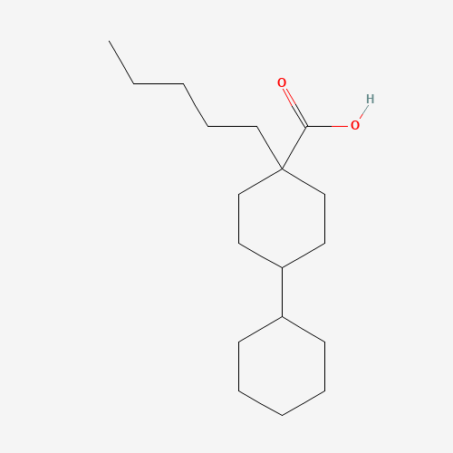 4-cyclohexyl-1-pentylcyclohexane-1-carboxylic acid (CAS: 1003712-28-4) - Related Chemical Product