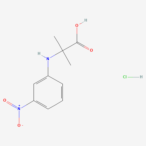 2-methyl-2-(3-nitroanilino)propanoic acid;hydrochloride (CAS: 1383531-06-3) - Related Chemical Product