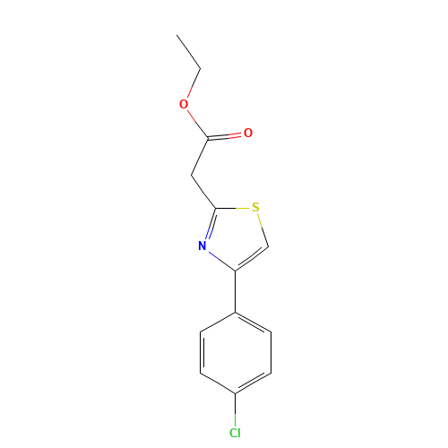 ethyl 2-[4-(4-chlorophenyl)-1,3-thiazol-2-yl]acetate (CAS: 17969-12-9) - Related Chemical Product