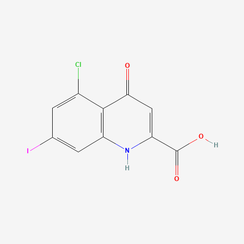 5-chloro-7-iodo-4-oxo-1H-quinoline-2-carboxylic acid (CAS: 123157-61-9) - Related Chemical Product