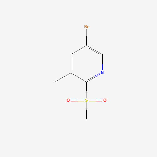 5-bromo-3-methyl-2-methylsulfonylpyridine (CAS: 1445651-58-0) - Related Chemical Product