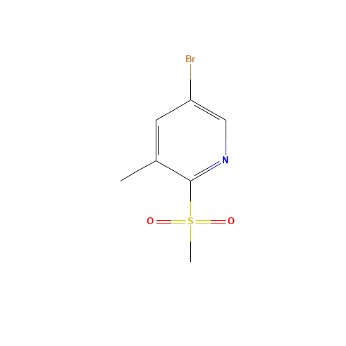 5-bromo-3-methyl-2-methylsulfonylpyridine (CAS: 1445651-58-0) - Related Chemical Product