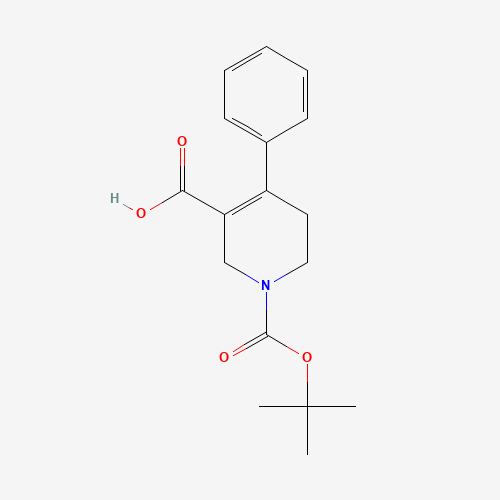 1-[(2-methylpropan-2-yl)oxycarbonyl]-4-phenyl-3,6-dihydro-2H-pyridine-5-carboxylic acid (CAS: 170838-40-1) - Related Chemical Product