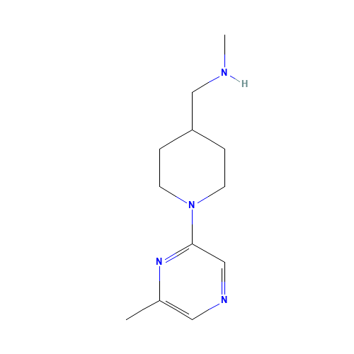 N-methyl-1-[1-(6-methylpyrazin-2-yl)piperidin-4-yl]methanamine (CAS: 887922-91-0) - Related Chemical Product