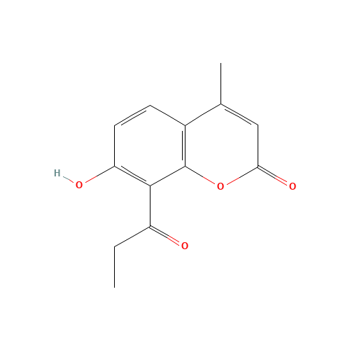 7-hydroxy-4-methyl-8-propanoylchromen-2-one (CAS: 3361-71-5) - Related Chemical Product