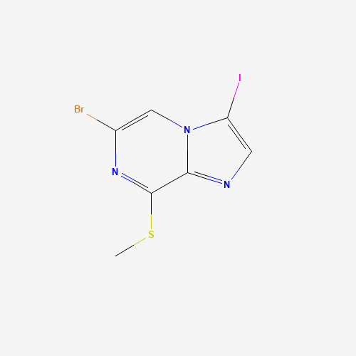 6-bromo-3-iodo-8-methylsulfanylimidazo[1,2-a]pyrazine (CAS: 936360-80-4) - Related Chemical Product