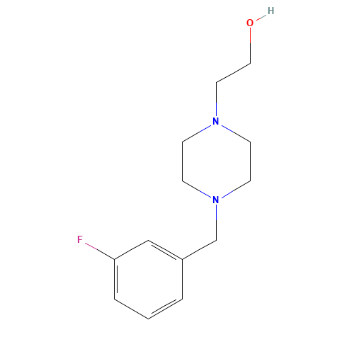 2-[4-[(3-fluorophenyl)methyl]piperazin-1-yl]ethanol (CAS: 215654-92-5) - Related Chemical Product