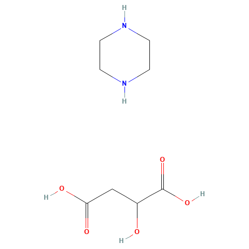 2-hydroxybutanedioic acid;piperazine (CAS: 14852-14-3) - Related Chemical Product