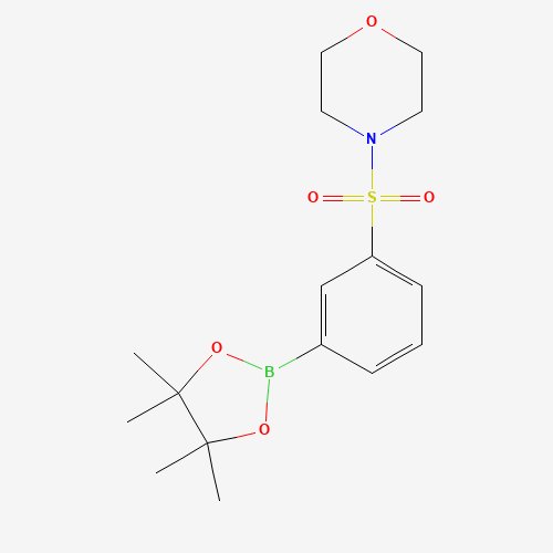 4-[3-(4,4,5,5-tetramethyl-1,3,2-dioxaborolan-2-yl)phenyl]sulfonylmorpholine (CAS: 1198804-92-0) - Related Chemical Product