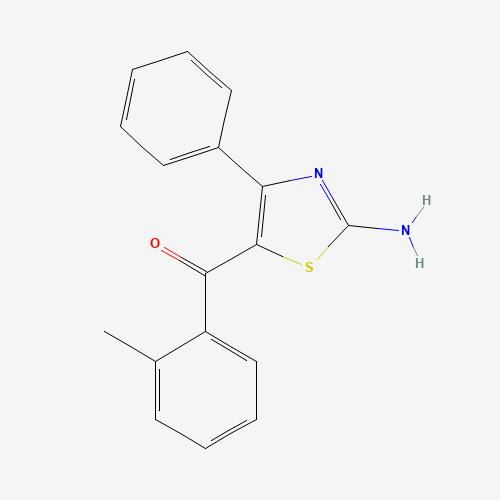 (2-amino-4-phenyl-1,3-thiazol-5-yl)-(2-methylphenyl)methanone (CAS: 1361413-56-0) - Related Chemical Product