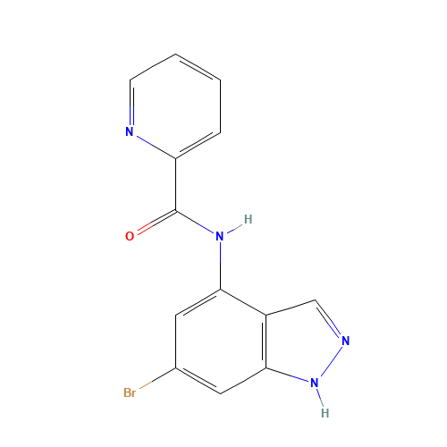 N-(6-bromo-1H-indazol-4-yl)pyridine-2-carboxamide (CAS: 1198802-84-4) - Related Chemical Product