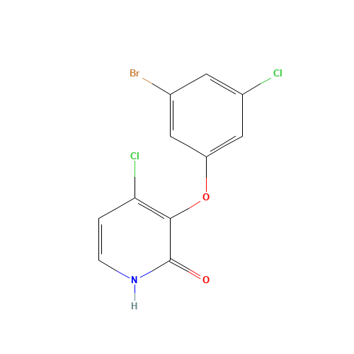 3-(3-bromo-5-chlorophenoxy)-4-chloro-1H-pyridin-2-one (CAS: 1338226-10-0) - Related Chemical Product