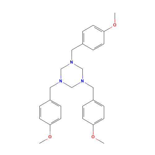 1,3,5-tris[(4-methoxyphenyl)methyl]-1,3,5-triazinane (CAS: 58837-16-4) - Related Chemical Product