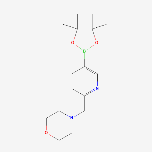 4-[[5-(4,4,5,5-tetramethyl-1,3,2-dioxaborolan-2-yl)pyridin-2-yl]methyl]morpholine (CAS: 1160790-92-0) - Related Chemical Product