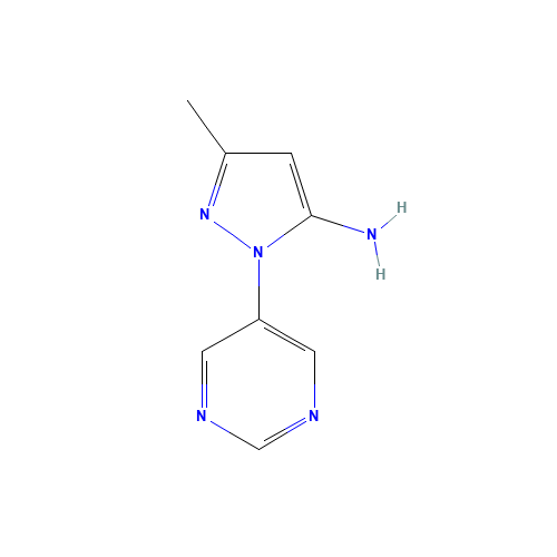 5-methyl-2-pyrimidin-5-ylpyrazol-3-amine (CAS: 1417332-74-1) - Related Chemical Product