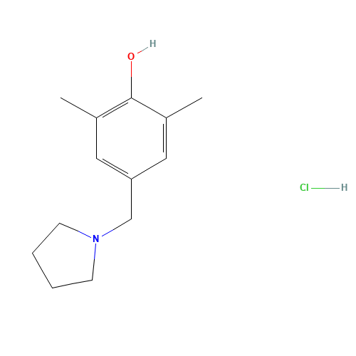 2,6-dimethyl-4-(pyrrolidin-1-ylmethyl)phenol;hydrochloride (CAS: 218796-04-4) - Related Chemical Product