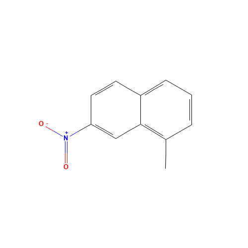 1-methyl-7-nitronaphthalene (CAS: 116530-07-5) - Chemical Structure and Molecular Formula 