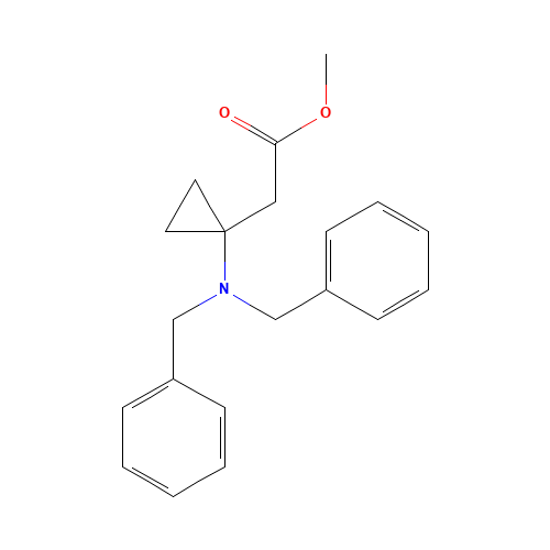 methyl 2-[1-(dibenzylamino)cyclopropyl]acetate (CAS: 133616-15-6) - Related Chemical Product