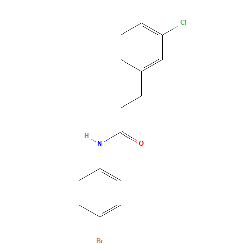 N-(4-bromophenyl)-3-(3-chlorophenyl)propanamide (CAS: 941472-59-9) - Related Chemical Product