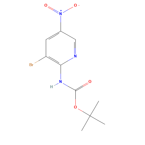 tert-butyl N-(3-bromo-5-nitropyridin-2-yl)carbamate (CAS: 1186367-91-8) - Related Chemical Product