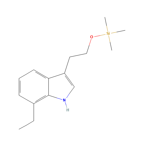 2-(7-ethyl-1H-indol-3-yl)ethoxy-trimethylsilane (CAS: 185453-89-8) - Chemical Structure and Molecular Formula 