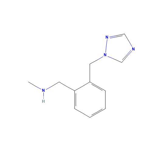 N-methyl-1-[2-(1,2,4-triazol-1-ylmethyl)phenyl]methanamine (CAS: 906352-64-5) - Related Chemical Product