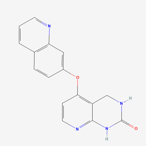 5-quinolin-7-yloxy-3,4-dihydro-1H-pyrido[2,3-d]pyrimidin-2-one (CAS: 1265636-33-6) - Related Chemical Product