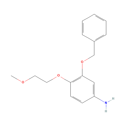 4-(2-methoxyethoxy)-3-phenylmethoxyaniline (CAS: 1616380-63-2) - Related Chemical Product
