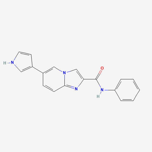 N-phenyl-6-(1H-pyrrol-3-yl)imidazo[1,2-a]pyridine-2-carboxamide (CAS: 1167623-52-0) - Related Chemical Product