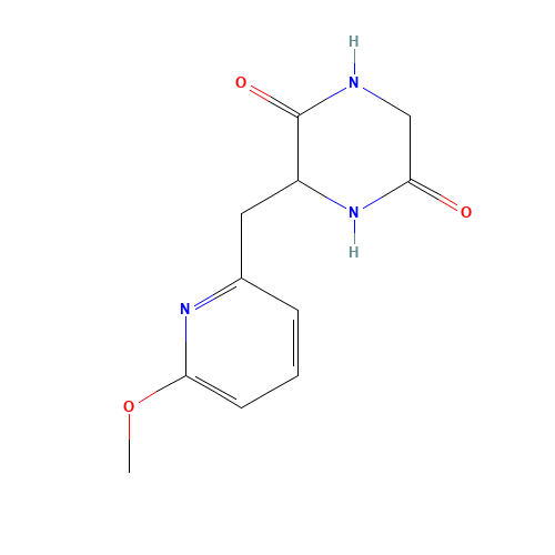 3-[(6-methoxypyridin-2-yl)methyl]piperazine-2,5-dione (CAS: 1361225-18-4) - Related Chemical Product