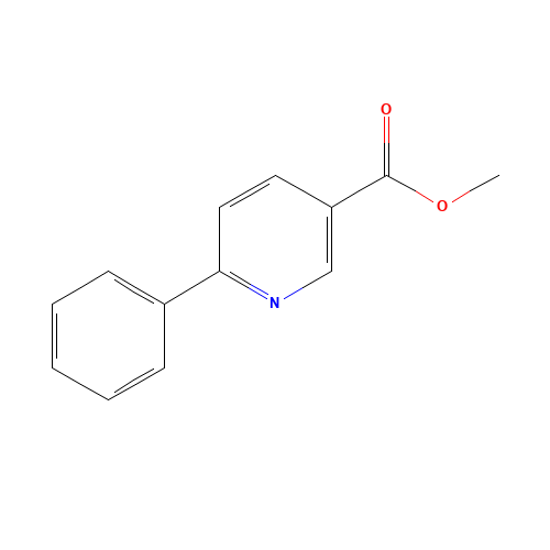 methyl 6-phenylpyridine-3-carboxylate (CAS: 4634-13-3) - Chemical Structure and Molecular Formula 