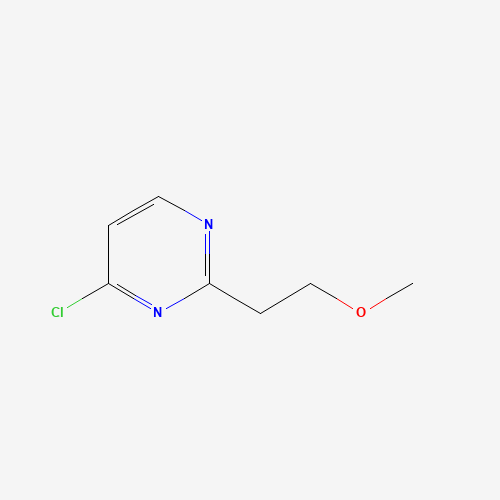 4-chloro-2-(2-methoxyethyl)pyrimidine (CAS: 1250447-21-2) - Chemical Structure and Molecular Formula 