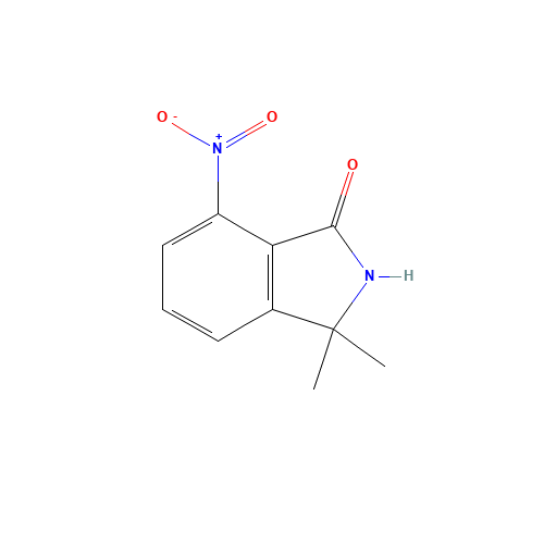 3,3-dimethyl-7-nitro-2H-isoindol-1-one (CAS: 878156-59-3) - Related Chemical Product