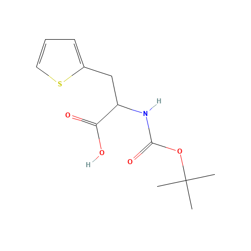 2-[(2-methylpropan-2-yl)oxycarbonylamino]-3-thiophen-2-ylpropanoic acid (CAS: 78512-39-7) - Related Chemical Product