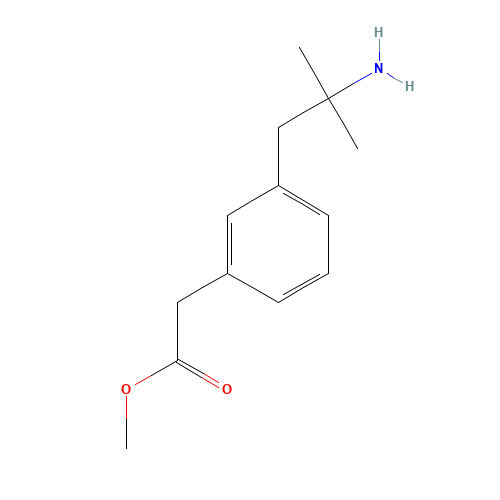 methyl 2-[3-(2-amino-2-methylpropyl)phenyl]acetate (CAS: 861448-78-4) - Related Chemical Product