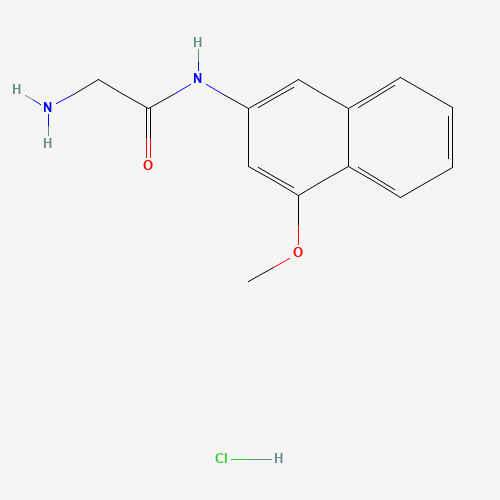 2-amino-N-(4-methoxynaphthalen-2-yl)acetamide;hydrochloride (CAS: 201930-16-7) - Related Chemical Product