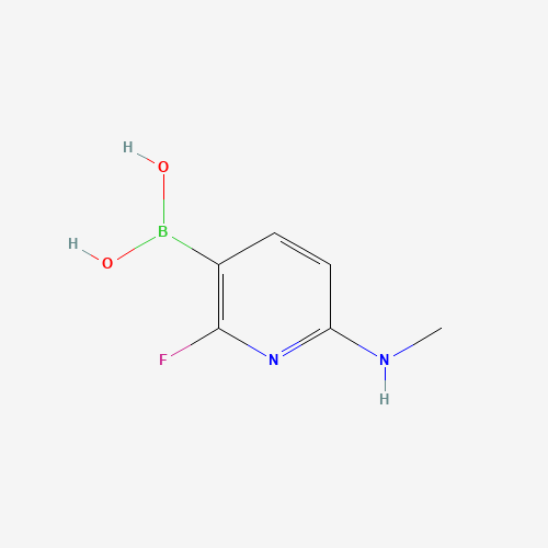 [2-fluoro-6-(methylamino)pyridin-3-yl]boronic acid (CAS: 909187-40-2) - Related Chemical Product