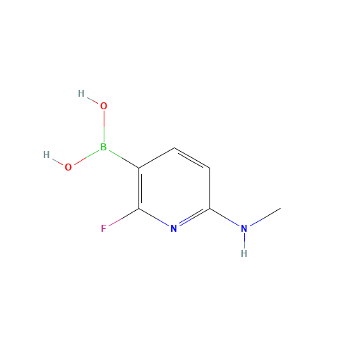 [2-fluoro-6-(methylamino)pyridin-3-yl]boronic acid (CAS: 909187-40-2) - Related Chemical Product